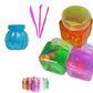 Promote Trader Diy Jelly Kit With 3 Crystal Slime And 12 Air Dry Clay With Free Clay Modelling Tools For Kids Boys And Girls Art