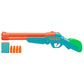 Air Warriors: Over Under Double Shot - Dart Blaster, 4 Accu-Blast Darts & Shells, Double-Barrel, Automatic Shell Ejection, Kids