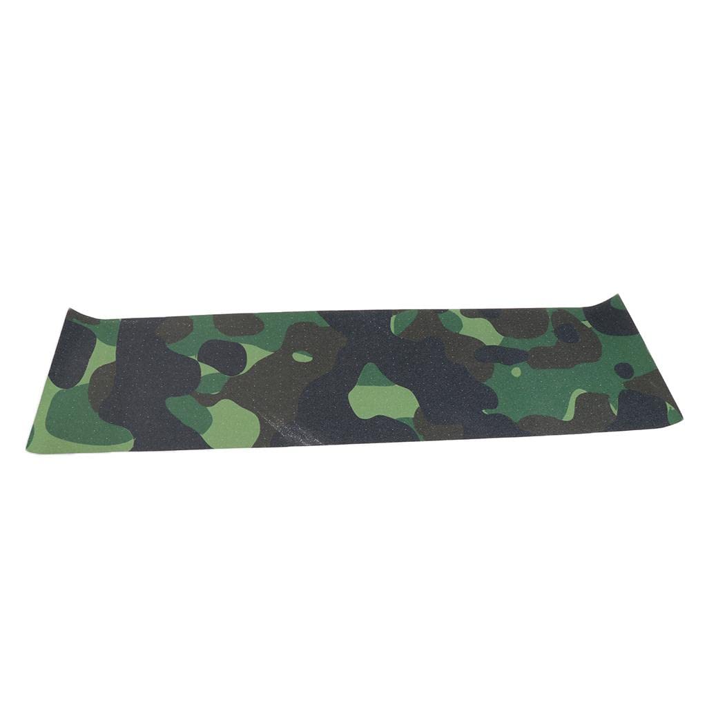 UJEAVETTE Skateboard Deck Sandpaper Grip Tape Griptape Sheet 84 x 23cm Camouflage