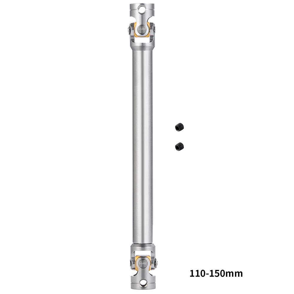 RC-Hub 1Pcs RC Driveshafts Metal Drive Shaft 45-50/47-57/55-67/60-80mm for 1:14 Tamiya Trailer Tractor Truck RC Crawler Car (110