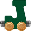 Nametrains Bright Letter Car J - Made In Usa (Green)
