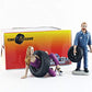Val And Gary Tire Brigade 2 Piece Figurine Set 1/18 By Motorhead Miniatures 769