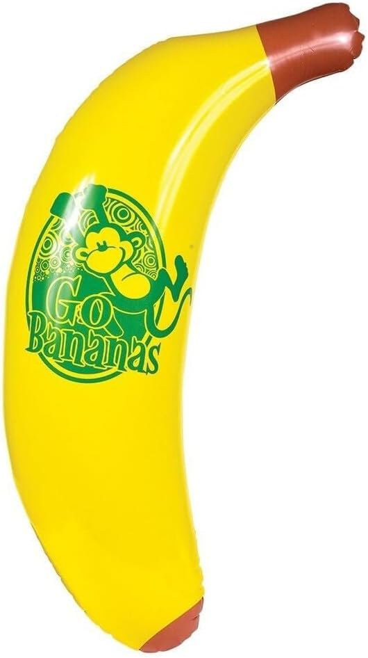 Inflatable Banana | 48 Inch | Pool Party Toy Inflatable Decoration Prop