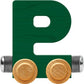 Maple Landmark Nametrains Bright Letter Car P - Made In Usa (Green)