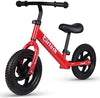 Birtech Balance Bike For 2-5 Years Old Kids 12 Inch Toddler Balance Bike Kids Indoor Outdoor Toys No Pedal Training Bicycle With Adjustable Seat Height, Red
