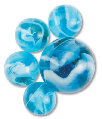 Stingray Marble Net - 24 Player Marbles & 1 Shooter Marble