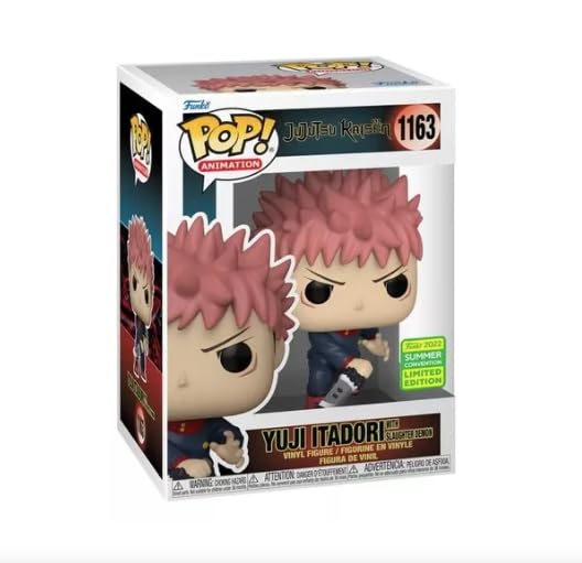POP Funko Animation: Jujutsu Kaisen - Itadori with Slaughter Demon (Metallic) (Convention Special Edition) # Vinyl Figure