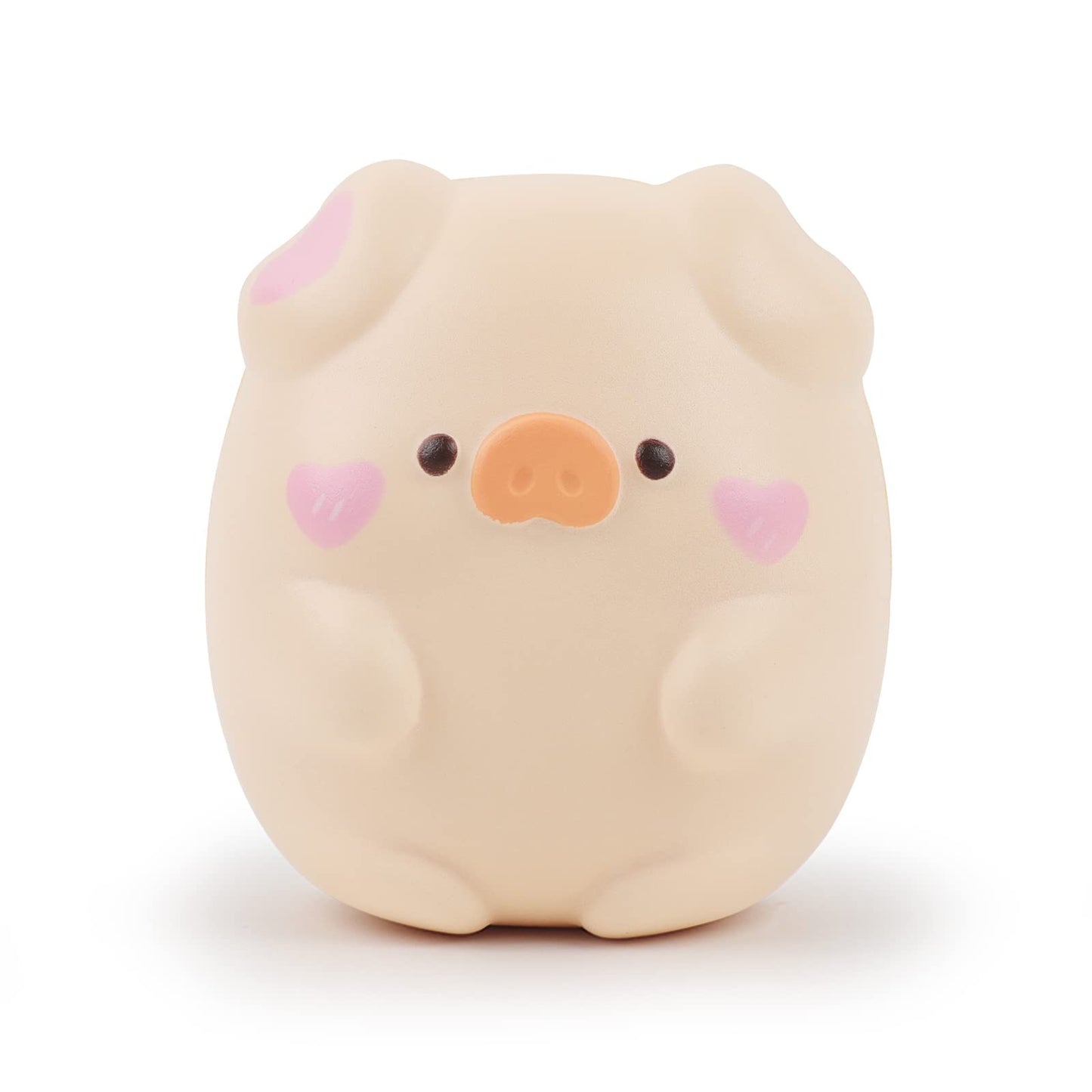 Anboor 4.3'' Squishies Toy Shy Pig Kawaii Soft Squishies Animals Toy Slow Rised Squeeze Piggy Squish Stress Relief For Kid Adult