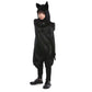 Superhero Dress Up Costumes Cosplay Bat Cape With Hat For Kids Boys Girls Halloween Superhero Theme Party Favors Color Black 6-9 Years Old