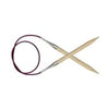 KnitPro Bamboo Circular Knitting Needle 80cm x 6mm Brown K22251