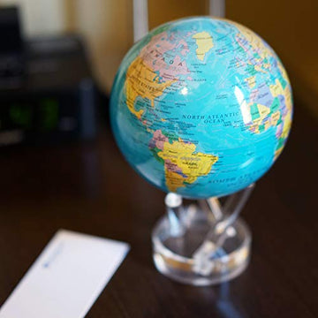 Mova Globe Blue Political Map 4.5'