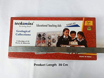 Rocksmins Rm50Pta Collection Of 50 Rocks & Minerals For Education Samples Collections Introductory Activity Geology Earth Scienc