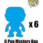 Close Up POP Funko Mystery 6 Pack - 1 Random Limited Edition Chase Vinyl Figures, Random Color, Model SG_B071KCM11J