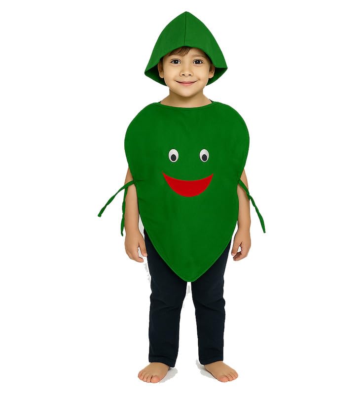 Fancydresswale Bitter Gourd Fancy Dress Costume For Kids | Free Size 2-10 Years | School Programs, Fancy Dress Competitions, The
