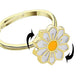 Fidget Spinner Rings Butterfly Daisy Flower Rotating Spinning Anxiety Ring for Women Adjustable Open Sunflower Ring Fidget Rotat