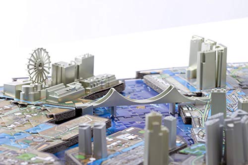 4D Cityscape Tokyo Time Puzzle - 3D City Model Building Kit for Ages 14+ - Fun Educational Gift for Puzzle Lovers
