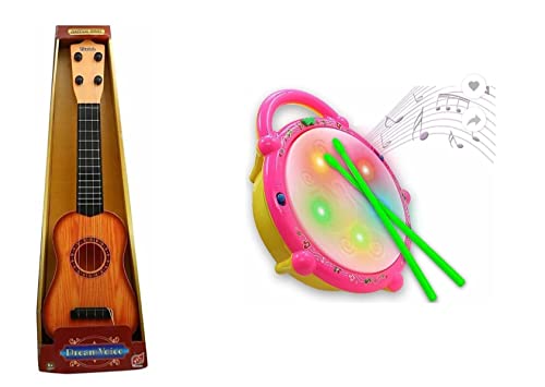 Right Search  Musical Learning Guitar And Drum Set_Gd3