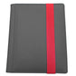 Dex Protection Card Binder 4 | Stores 160 Gaming Cards | Includes 20 Side Loading Card Pages | 4 Card Page Format | Bandclosure | Smooth Matte Padded Finish | Velvet Lined Interior