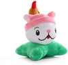 JHESAO 6" Cattail Plush Toy - Soft PVZ Zombie Doll, Green, Polypropylene Material
