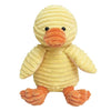 Doindute Corduroy Duck Plush Stuffed Animal, Cute Furry Yellow Duck Toy, Soft Cuddly Plushie Hugger Toy For Boys Girls, Gifts Fo