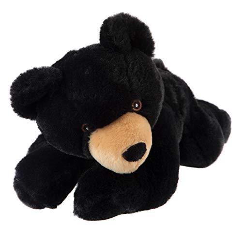 Wild Republic Ecokins Black Bear Stuffed Animal 12 Inch, Eco Friendly Gifts For Kids, Plush Toy, Handcrafted Using 16 Recycled P