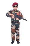 CHIKLOO Army Dress for Kids | Indian Military Soldier Fancy Dress Costume | Army Uniform for Boys & Girls | School Fancy Dress &