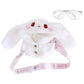 Niannyyhouse 20Cm Plush Doll Clothes Rabbit Bear Coat Glasses Satchel 8In Doll Dress Up (White)