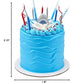 DecoPac Shark Shaped Birthday Cake Candle