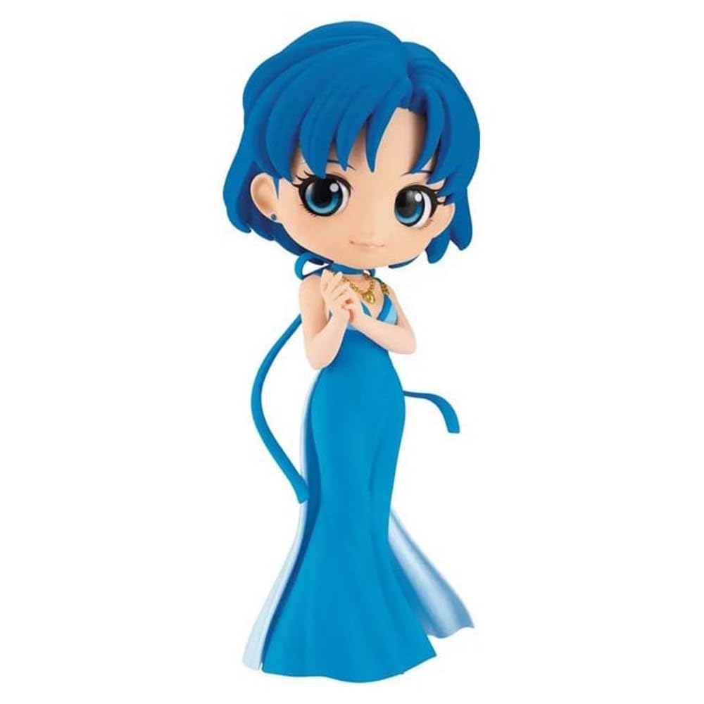 Banpresto Pretty Guardian Sailor Moon Eternal The Movie Q Posket Princess Mercury 5.5-Inch Collectible Pvc Figure