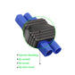 Laisomeke EC5 Male Plug Connector to EC3 Female Plug Connector Adapter for RC Lipo Battery EC3 to EC5 Adapter(2Pack)