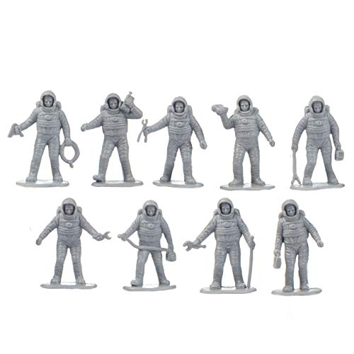 Astronaut & Space Toy Action Figure Playset- 60Pc Set Includes Astronauts, Rockets, Spaceship Shuttle, Satellites & More- Great For Imaginative Play, School Projects, Dioramas, Birthday Gifts For Kids