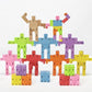 Areaware Cubebot Micro Figure - Blue Wooden Toy, Model DWC4B