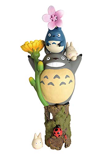 Studio Ghibli Via Bluefin My Neighbor Totoro Flowers Nosechara Stacking Figure Assortment (Nos-81) - Official Merchandise