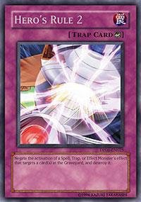 Yu-Gi-Oh! - Hero 'S Rule 2 (Dp06-En025) - Duelist Pack 6 Jaden Yuki 3-1St Edition - Rare