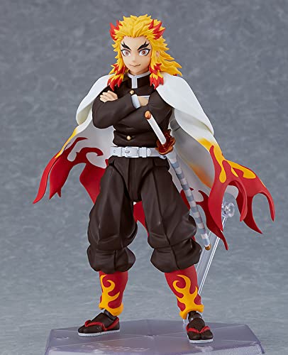 Max Factory Demon Slayer: Kimetsu no Yaiba: Kyojuro Rengoku Figma Action Figure Multicolor