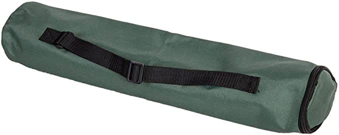 US Chess Federation Triple Weighted Chess Set - Green Quiver Bag, 21"x6", Vinyl Board, Staunton Pattern, 3.75" King, Model COMBO15-GR