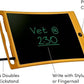 Boogie Board Jot Reusable Writing Tablet 8.5 Lcd Screen Instant Erase Stylus Pen Magnets Kickstand -Perfect For Writing Drawing Digital Notetaking