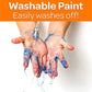 Crayola Washable Finger Paint - Orange (16 Oz), Toddler Paint For Arts & Crafts, Kids Classroom Supplies, Nontoxic & Easy To Clean