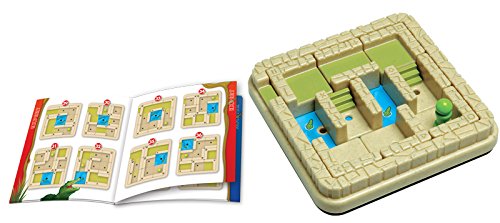 SmartGames Temple Trap Cognitive Skill-Building Travel Game with Portable Case Featuring 60 Challenges for Ages 7 - mature-themed