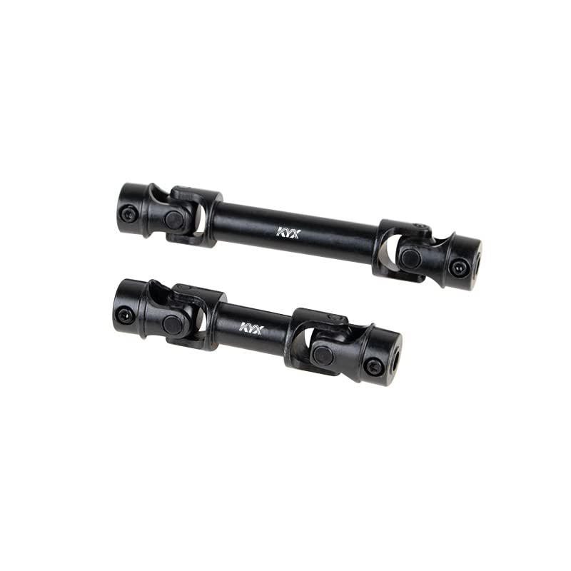 KYX Racing Hard Steel Center Drive Shaft Upgrades Parts Accessories for 1/18 RC Crawler Car Axial Traxxas TRX4M
