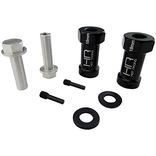 Hot Racing SCX10ET01 18mm Wheel Hub Extensions with 12mm Hex (2) - Axial Scx Wraith
