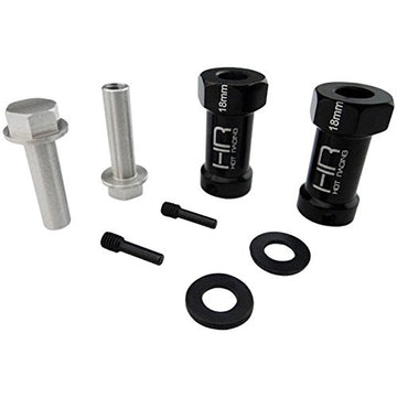 Hot Racing SCX10ET01 18mm Wheel Hub Extensions with 12mm Hex (2) - Axial Scx Wraith