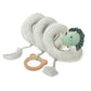 Mi Arcus Snakes Spiral Activity Soft Plush Toy to wrap Around Baby cot  Length 32 cm