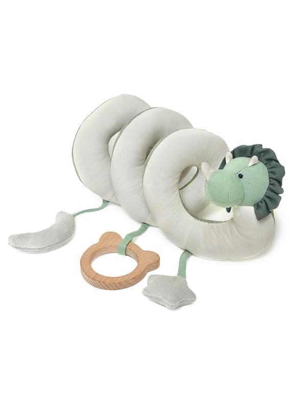 Mi Arcus Snakes Spiral Activity Soft Plush Toy to wrap Around Baby cot  Length 32 cm