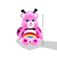 Care Bears Fun-Size Plush Ladybug Cheer Bear, 9" Pink, Super Soft Polyester Stuffed Animal, Perfect Gift for Ages 4+