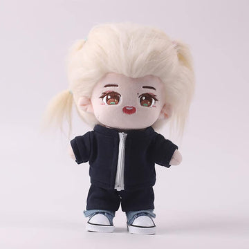 Niannyyhouse Sportswear Uniforms 7.8'(20Cm) Plush Doll Stuffed Figures Toys Clothes (Navy Blue)