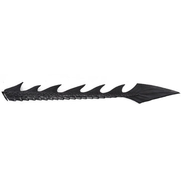 Newl Halloween Cosplay Demon Dragon Tail Diy Carnival 2025 Halloween Purim Decoration For Kids Boy And Girl Toy Costume (Black T