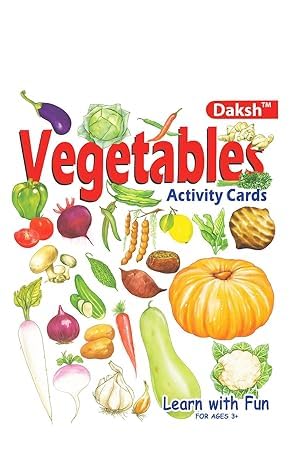 Vegetables English Flash Activity Cards For Kids  Easy To Learn And Identify Vegetables