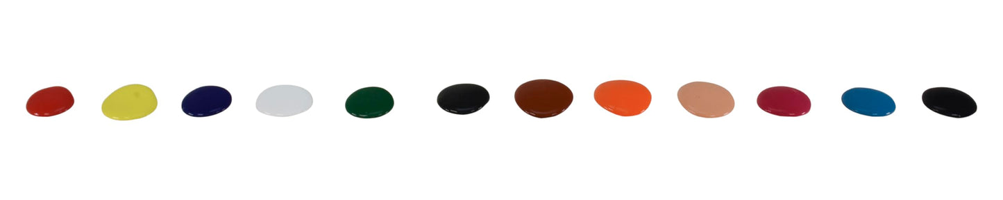 Sax Washable Versatemp Heavy Bodied Tempera Paints, Assorted Colors, 12 Pints