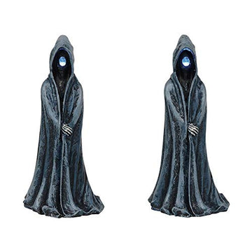 Department 56 Halloween Accessories Collections Lit Ghoulish Village Lights, Multicolor